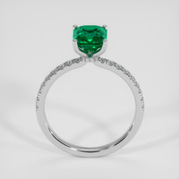 1.67 Ct. Emerald Ring, 18K White Gold 3