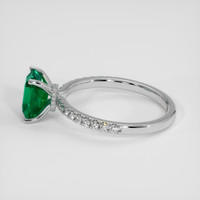 1.67 Ct. Emerald Ring, 18K White Gold 4