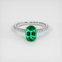 Emerald Ring 1.66 Ct., 18K White Gold Preview