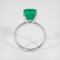 2.96 Ct. Emerald Ring, 18K White Gold 3