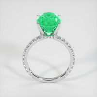 4.62 Ct. Emerald Ring, 18K White Gold 3