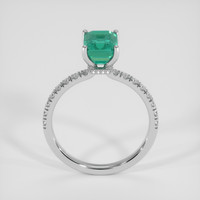 2.07 Ct. Emerald Ring, 18K White Gold 3