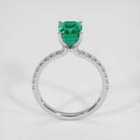1.86 Ct. Emerald Ring, 18K White Gold 3
