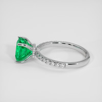 2.07 Ct. Emerald Ring, 18K White Gold 4