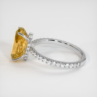 2.92 Ct. Gemstone Ring, 18K White Gold 4