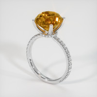 6.85 Ct. Gemstone Ring, 18K White Gold 2
