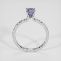 0.80 Ct. Purple Spinel Ring, 18K White Gold 3