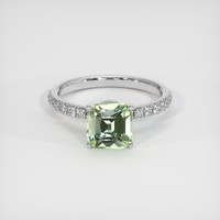 2.20 Ct. Gemstone Ring, 18K White Gold 1