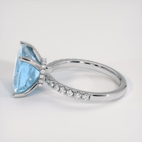 5.08 Ct. Gemstone Ring, 18K White Gold 4