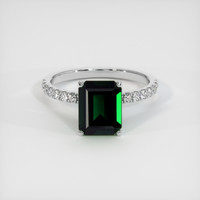 2.04 Ct. Gemstone Ring, 18K White Gold 1