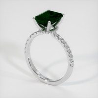 2.04 Ct. Gemstone Ring, 18K White Gold 2