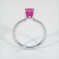 1.28 Ct. Sapphire Ring, 18K White Gold 3