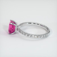 1.28 Ct. Sapphire Ring, 18K White Gold 4