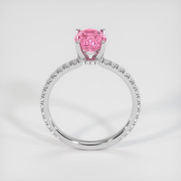 1.74 Ct. Padparadscha Sapphire Ring, 18K White Gold 3