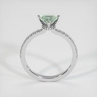 0.87 Ct. Sapphire Ring, 18K White Gold 3