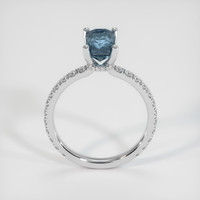 2.01 Ct. Sapphire Ring, 18K White Gold 3