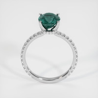 3.06 Ct. Sapphire Ring, 18K White Gold 3