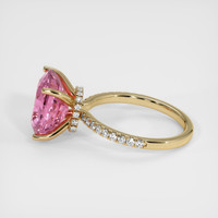 5.59 Ct. Pink Tourmaline Ring, 10K Yellow Gold 4