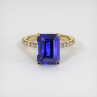 5.23 Ct. Sapphire Ring, 14K Yellow Gold 1