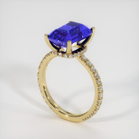 5.23 Ct. Sapphire Ring, 14K Yellow Gold 2