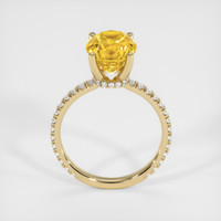 5.73 Ct. Bi Color Sapphire Ring, 14K Yellow Gold 3