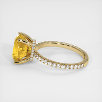 5.73 Ct. Bi Color Sapphire Ring, 14K Yellow Gold 4