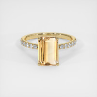 2.94 Ct. Gemstone Ring, 14K Yellow Gold 1