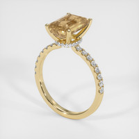 2.94 Ct. Gemstone Ring, 14K Yellow Gold 2