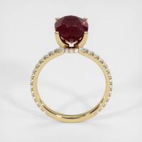 3.89 Ct. Gemstone Ring, 14K Yellow Gold 3