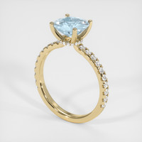 1.35 Ct. Gemstone Ring, 14K Yellow Gold 2