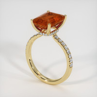 4.55 Ct. Gemstone Ring, 14K Yellow Gold 2