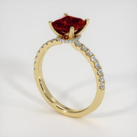 1.52 Ct. Gemstone Ring, 14K Yellow Gold 2