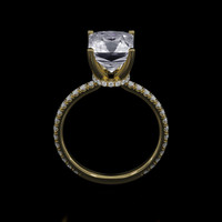 3.18 Ct. Gemstone Ring, 14K Yellow Gold 3