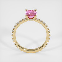 1.24 Ct. Pink Sapphire Ring, 14K Yellow Gold 3