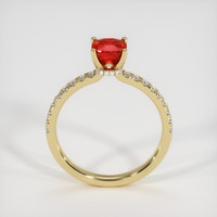 1.07 Ct. Ruby Ring, 14K Yellow Gold 3