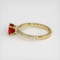 1.07 Ct. Ruby Ring, 14K Yellow Gold 4