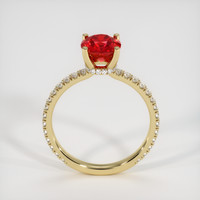 1.42 Ct. Ruby Ring, 14K Yellow Gold 3