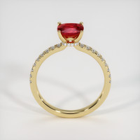 1.21 Ct. Ruby Ring, 14K Yellow Gold 3