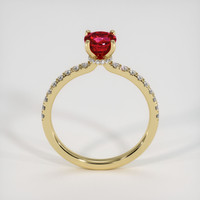 1.01 Ct. Ruby Ring, 14K Yellow Gold 3