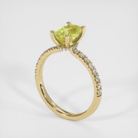 2.03 Ct. Sapphire Ring, 14K Yellow Gold 2