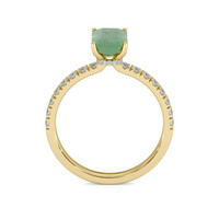 2.05 Ct. Sapphire Ring, 14K Yellow Gold 3