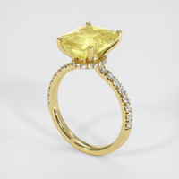 6.06 Ct. Sapphire Ring, 14K Yellow Gold 2