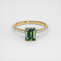 1.48 Ct. Sapphire Ring, 14K Yellow Gold 1