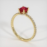 Ruby Ring 1.02 Ct., 14K Yellow Gold Preview