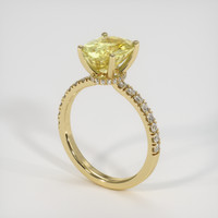 2.83 Ct. Sapphire Ring, 14K Yellow Gold 2