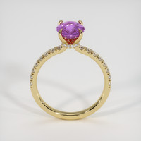 1.51 Ct. Purple Sapphire Ring, 14K Yellow Gold 3
