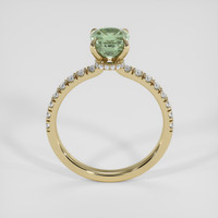 1.34 Ct. Green Sapphire Ring, 14K Yellow Gold 3