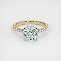 1.92 Ct. Sapphire Ring, 14K Yellow Gold 1