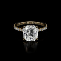 3.99 Ct. Sapphire Ring, 14K Yellow Gold 1