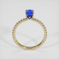 1.34 Ct. Blue Sapphire Ring, 18K Yellow Gold 3